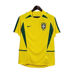 Camiseta retro de Brasil para el Mundial de 2002 local
